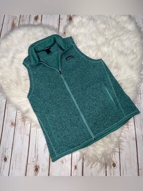 Patagonia Worn Wear W's Better Sweater Vest Women’s Large Beryl Green